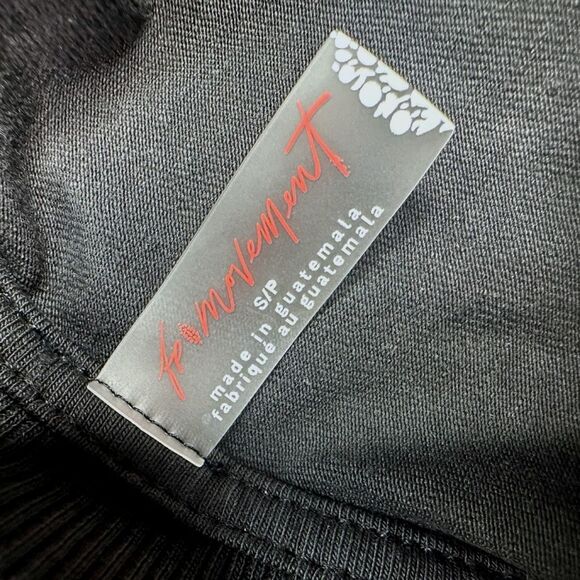 Free People | FP Movement Hot Shot Tee Romper - Washed Black - Size Small - Picture 5 of 5